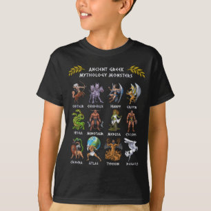 Camiseta Monstruos de mitología griega antiguos