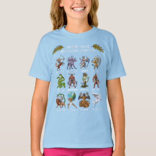 Camiseta Monstruos de mitología griega antiguos