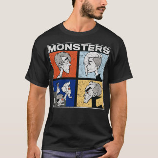 Camiseta monstruos de todos los tiempos