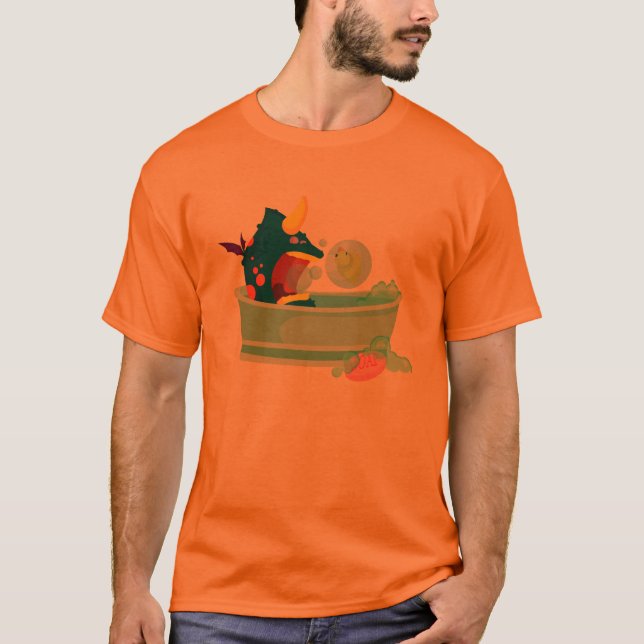 Camiseta Monstruos del baño: Stu (Anverso)