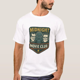 Camiseta Monstruos del horror retro del club de cine median