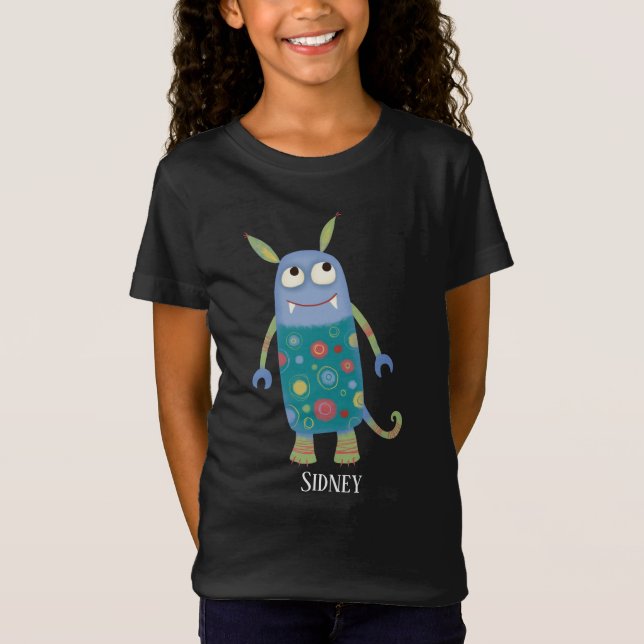 Camiseta Monstruos divertidos personalizados (Anverso)
