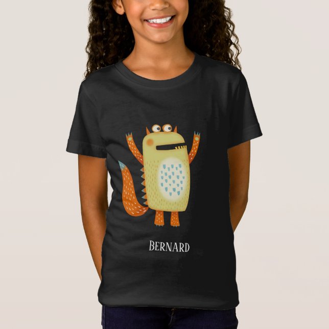 Camiseta Monstruos divertidos personalizados (Anverso)
