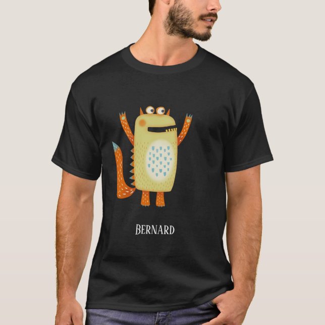 Camiseta Monstruos divertidos personalizados (Anverso)