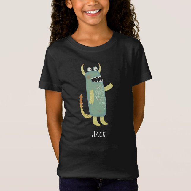 Camiseta Monstruos divertidos personalizados (Anverso)