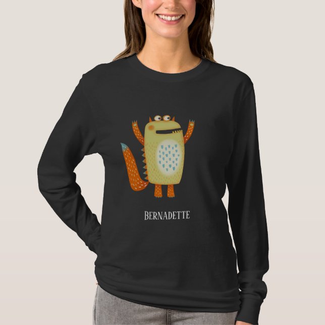Camiseta Monstruos divertidos personalizados (Anverso)