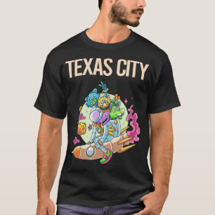 Camiseta Monstruos felices - Ciudad de Texas