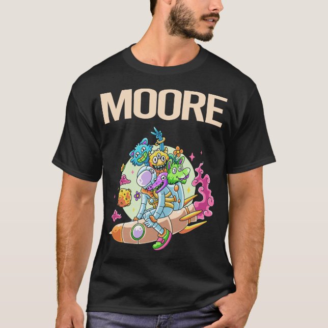 Camiseta Monstruos felices - Moore (Anverso)
