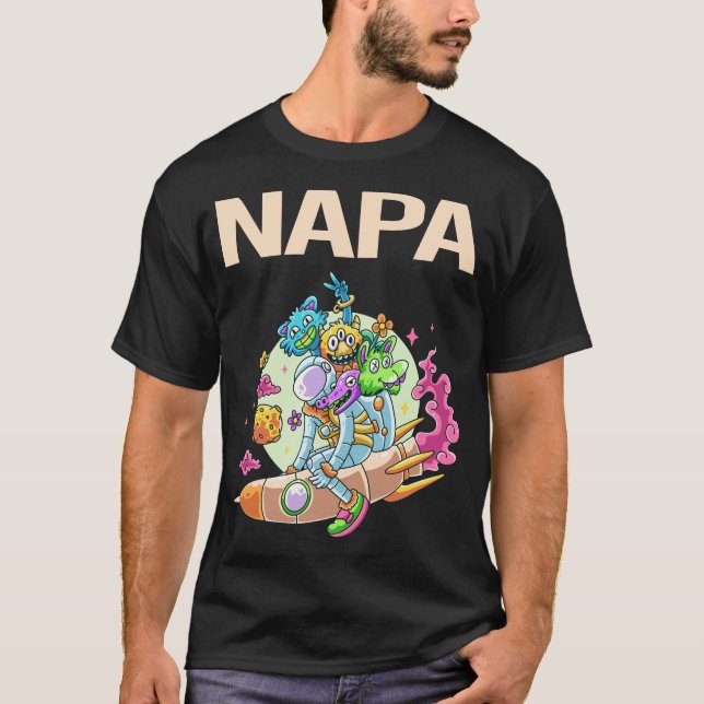 Camiseta Monstruos felices - Napa (Anverso)