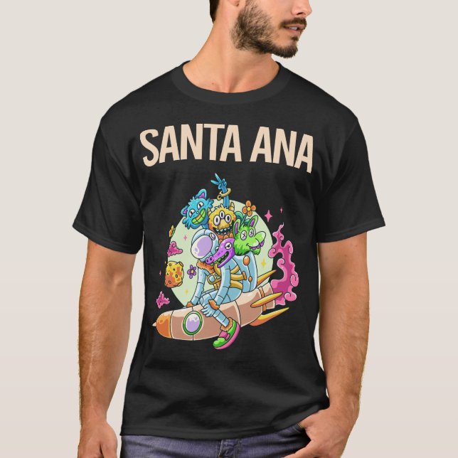 Camiseta Monstruos felices - Santa Ana (Anverso)