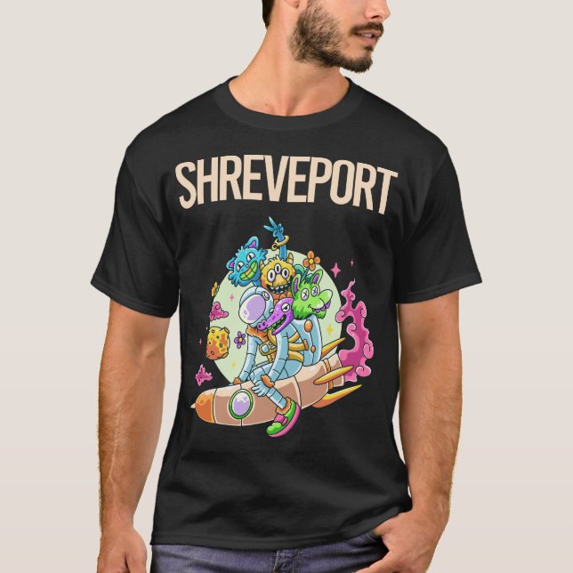 Camiseta Monstruos felices - Shreveport (Anverso)