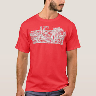 Camiseta Monstruos marinos Dos ballenas blancas