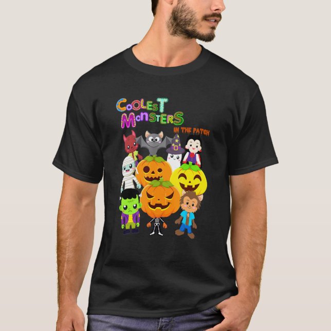 Camiseta Monstruos más fríos del parche 1 (Anverso)