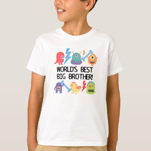 Camiseta Monstruos Mejor Gran Hermano del Mundo