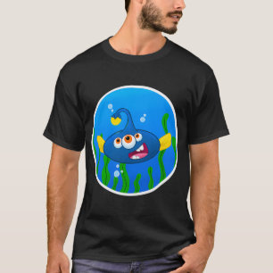Camiseta Monstruos Pequeñísimos - Tipo de Pez Linterna Azul