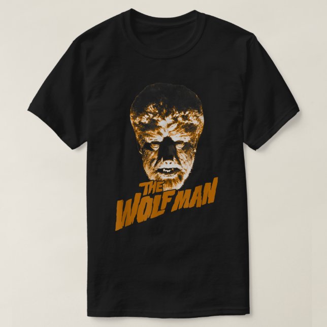 Camiseta Monstruos universales El retrato oscuro del hombre (Diseño del anverso)