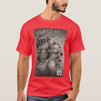 Camiseta Monstruos Universales La novia de Frankenstein 90º