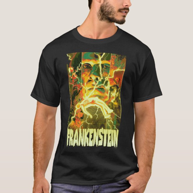 Camiseta Monstruos Universales Serie de Artistas Frankenste (Anverso)