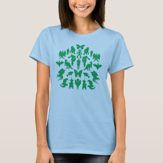 Camiseta Monstruos verdes