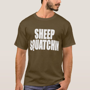 Camiseta Monstruos y misterios SHEEPSQUATCH de las OVEJAS