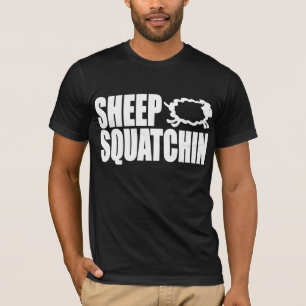 Camiseta Monstruos y misterios SHEEPSQUATCH de las OVEJAS