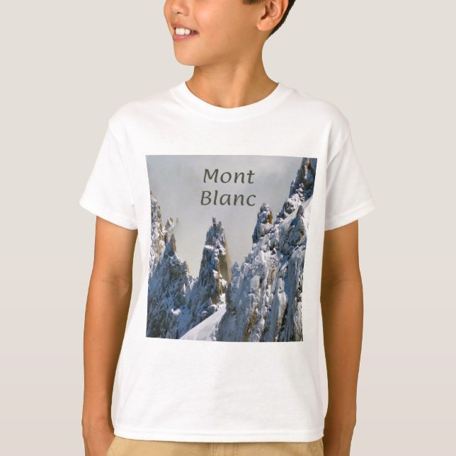 Camiseta Mont Blanc Monte Bianco Alpes Blancos Europa (Anverso)