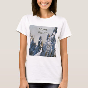 Camiseta Mont Blanc Monte Bianco Alpes Blancos Europa