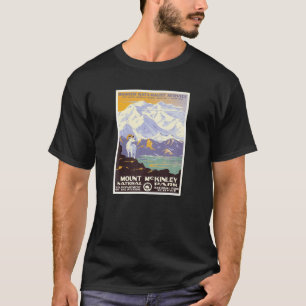 Camiseta Mont McKinley Poster T Shirt