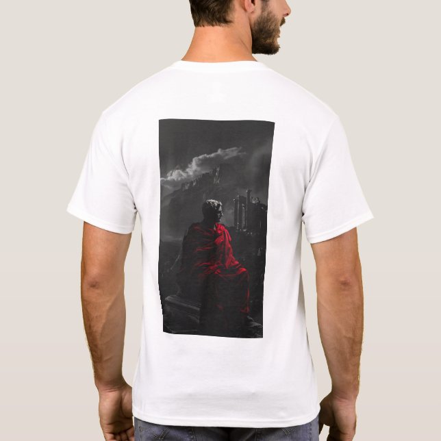 Camiseta Mont Olympus Dark Landscape (Reverso)