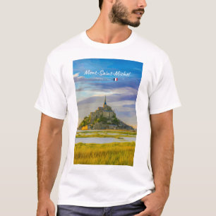 Camiseta Mont-Saint-Michel, Francia - Abadía Medieval