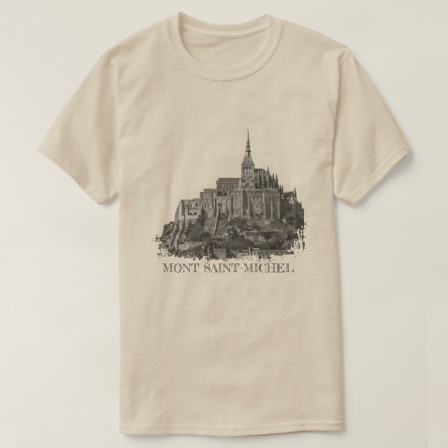 Camiseta Mont Saint-Michel perturbado (Diseño del anverso)