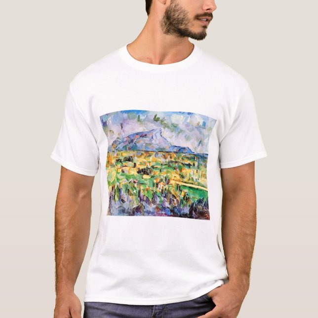 Camiseta Mont Sainte-Victoire, Paul Cezanne (Anverso)