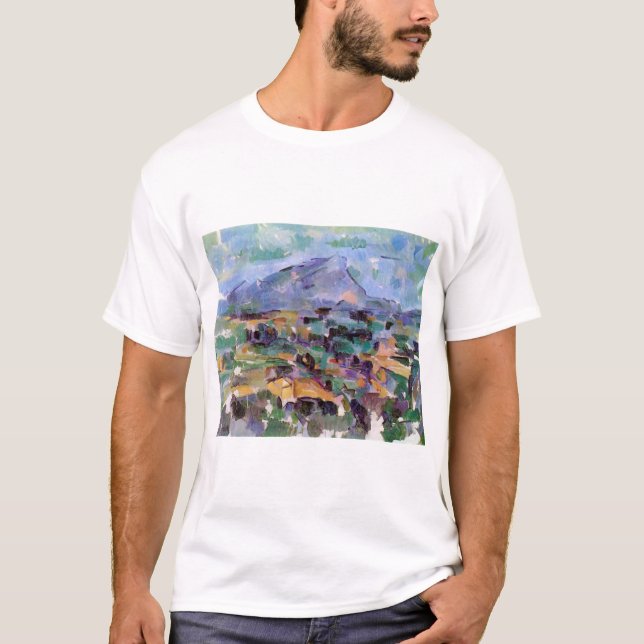 Camiseta Mont Sainte-Victoire, Paul Cezanne (Anverso)