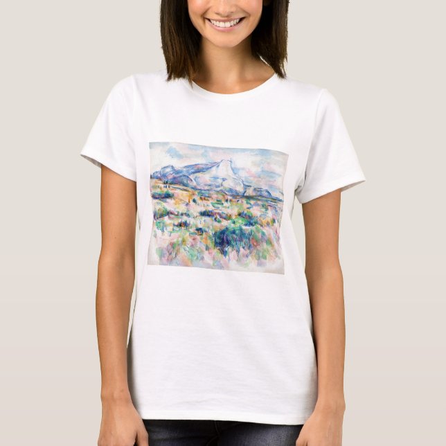 Camiseta Mont Sainte-Victoire, Paul Cezanne (Anverso)