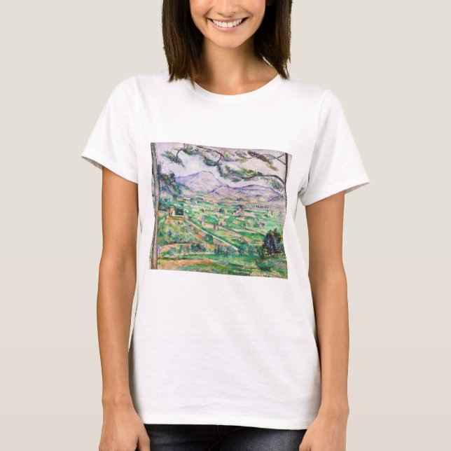 Camiseta Mont Sainte-Victoire, Paul Cezanne (Anverso)