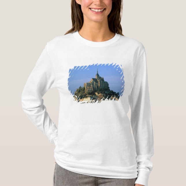 Camiseta Mont St Michel, Mancha, Normandía, Francia (Anverso)