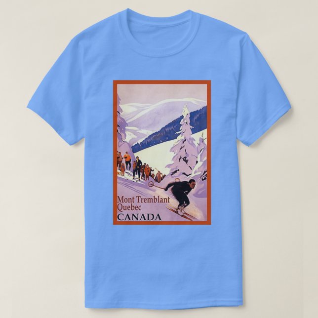 Camiseta Mont Tremblant Quebec Canadá (Diseño del anverso)