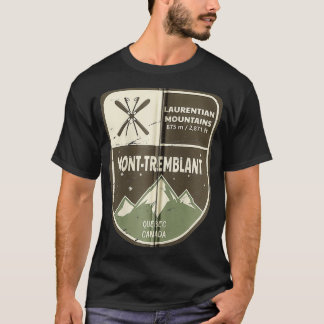 Camiseta Mont Tremblant Quebec Canadá Vintage Zip