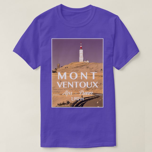 Camiseta Mont Ventoux (Diseño del anverso)