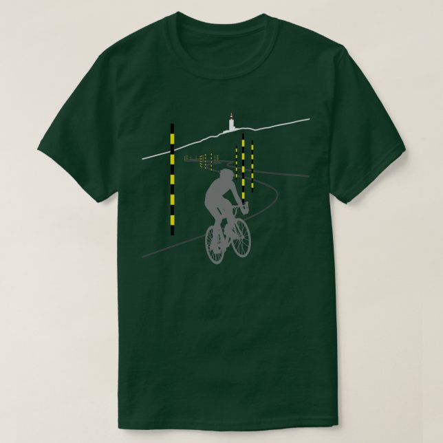 Camiseta Mont Ventoux Cycle Challenge sin texto  (Diseño del anverso)