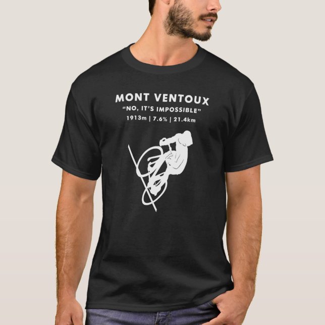 Camiseta Mont Ventoux Road Cycling Summit Climb (Anverso)