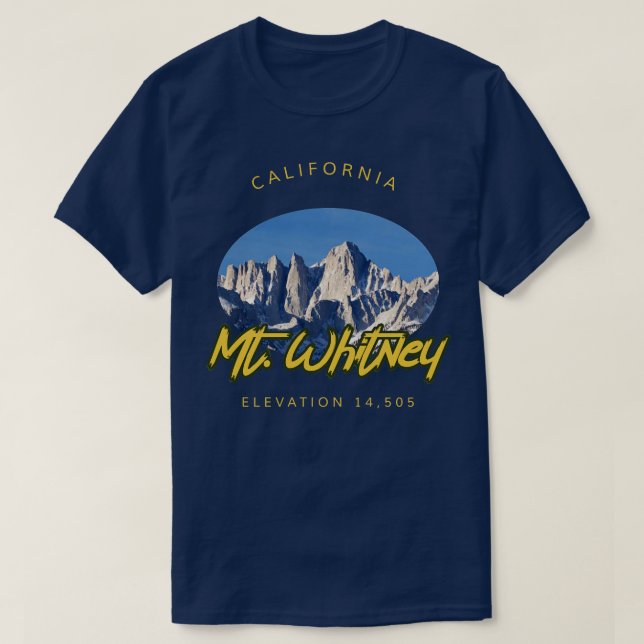 Camiseta MONT WHITNEY TShirt (Diseño del anverso)