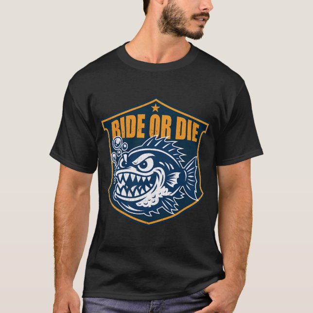 Camiseta Monta o muere (Anverso)