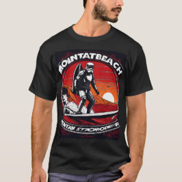 Camiseta "Montabeach: Surfista en el Espacio"