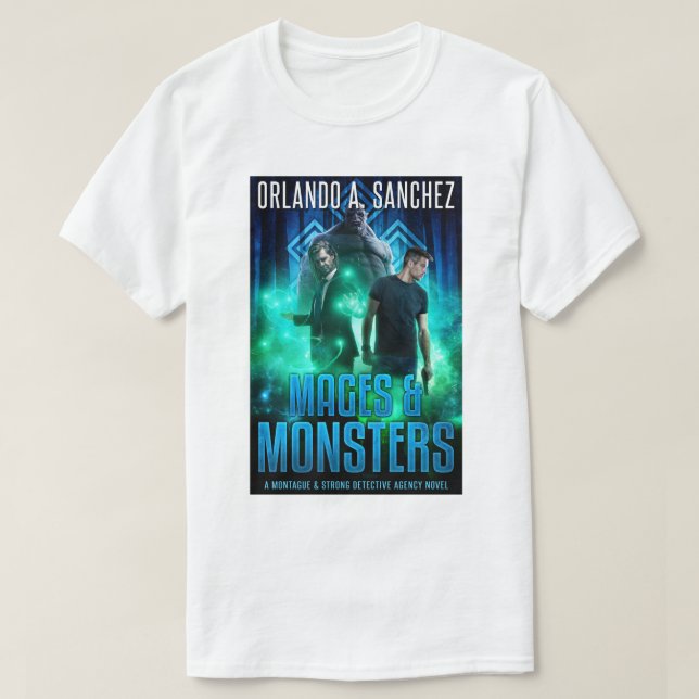 Camiseta Montague & Strong - MAGES & MONSTERS (Diseño del anverso)