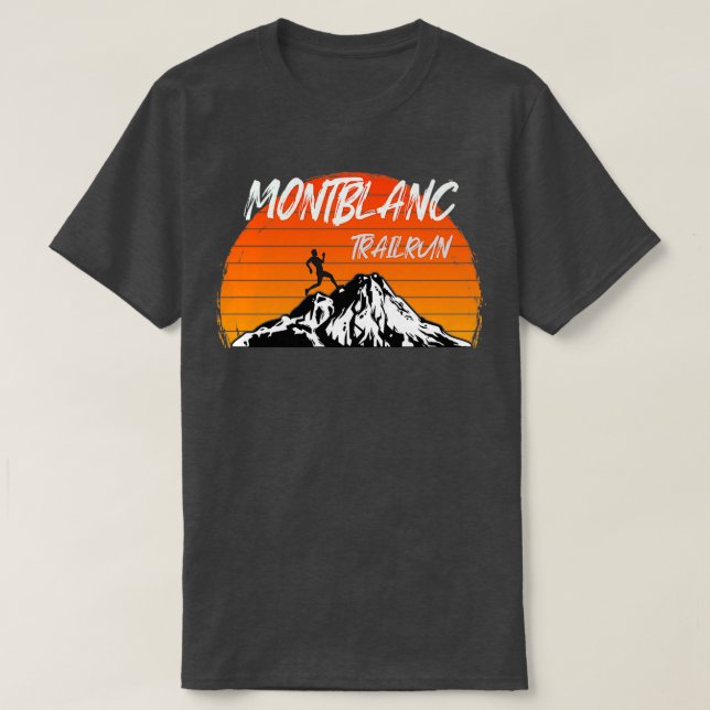 Camiseta montaje de avance Utmb (Diseño del anverso)