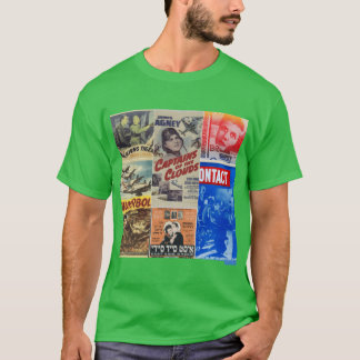 Camiseta Montaje de imágenes de películas antiguas 3 amigos