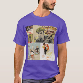 Camiseta Montaje de imágenes de películas antiguas 5 vintag