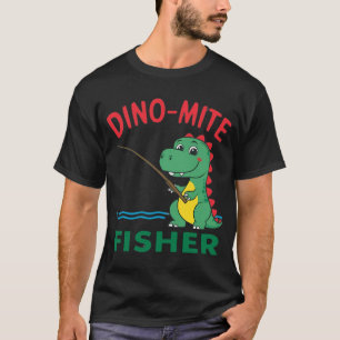 Camiseta Montaje de pesca, viaje de pesca de niño de seis a