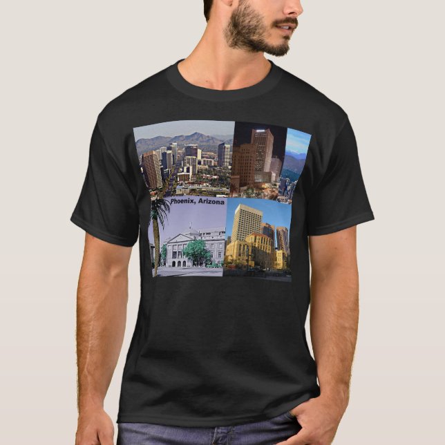 Camiseta Montaje de Phoenix Arizona (Anverso)